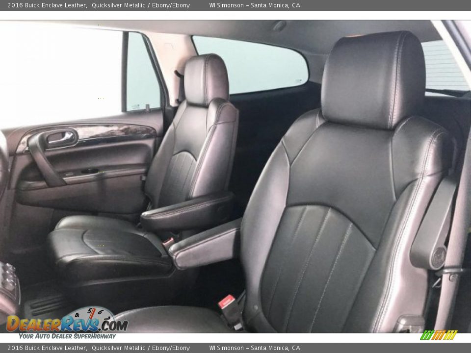 2016 Buick Enclave Leather Quicksilver Metallic / Ebony/Ebony Photo #15