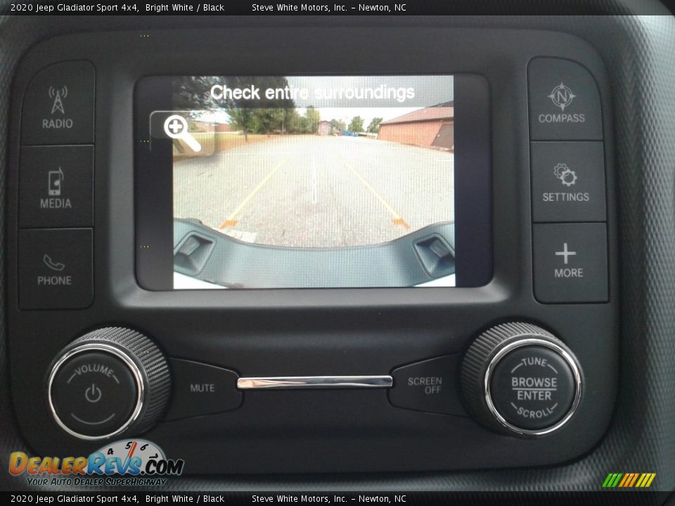 2020 Jeep Gladiator Sport 4x4 Bright White / Black Photo #22