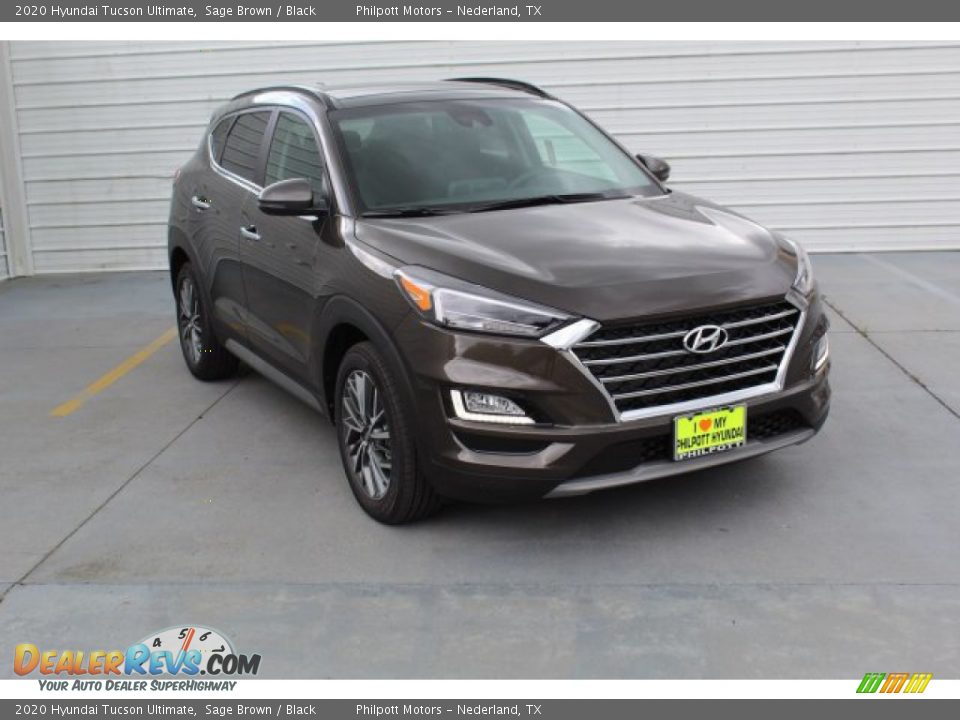 2020 Hyundai Tucson Ultimate Sage Brown / Black Photo #2