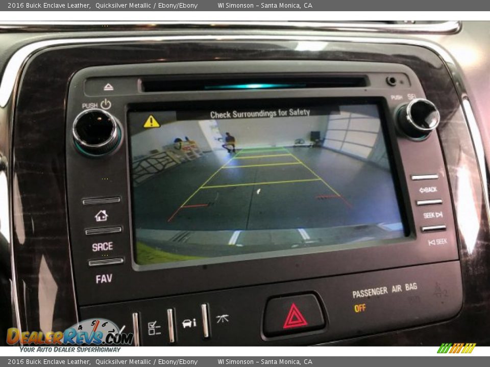 2016 Buick Enclave Leather Quicksilver Metallic / Ebony/Ebony Photo #21