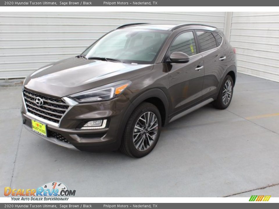 2020 Hyundai Tucson Ultimate Sage Brown / Black Photo #4
