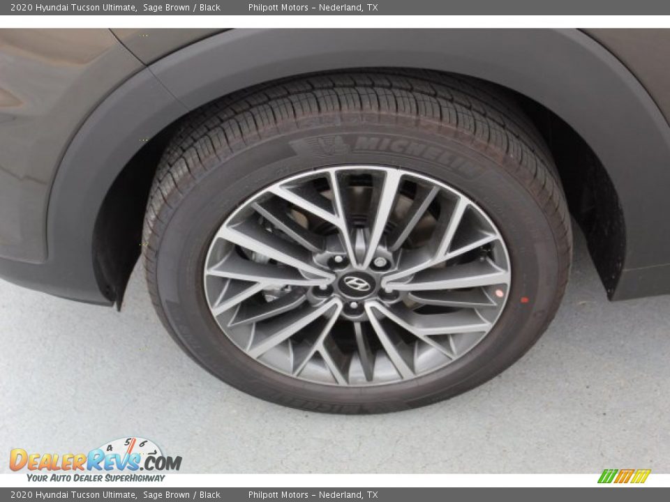 2020 Hyundai Tucson Ultimate Sage Brown / Black Photo #5