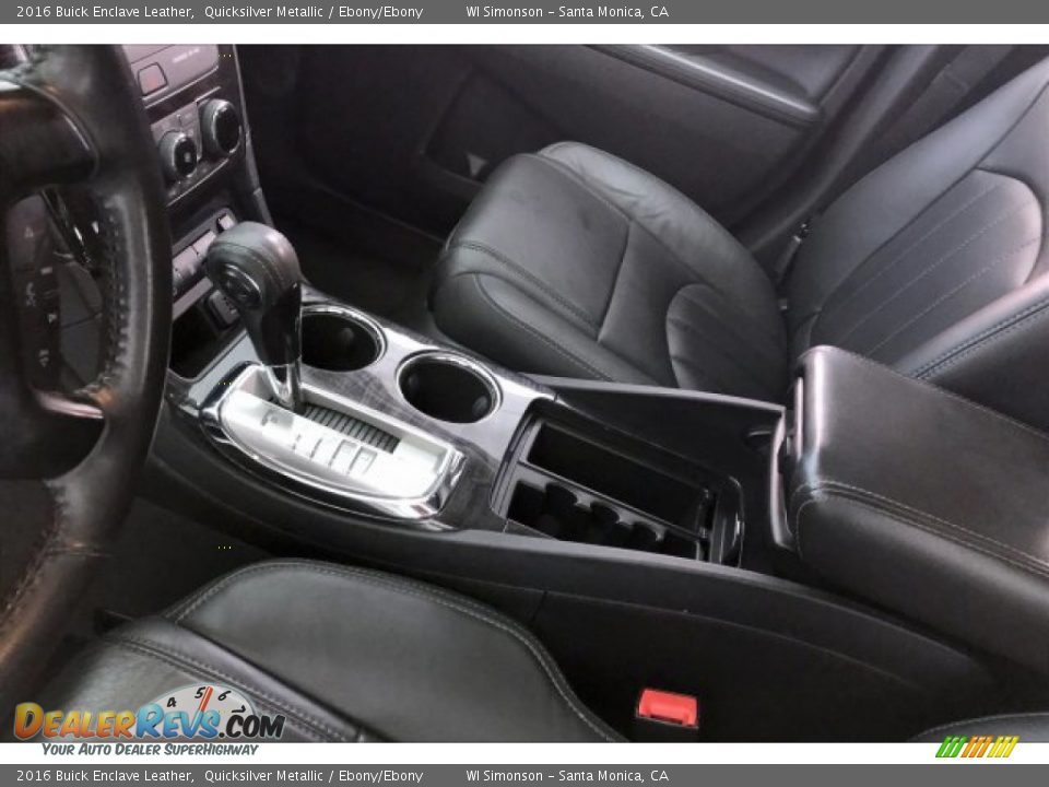 2016 Buick Enclave Leather Quicksilver Metallic / Ebony/Ebony Photo #23