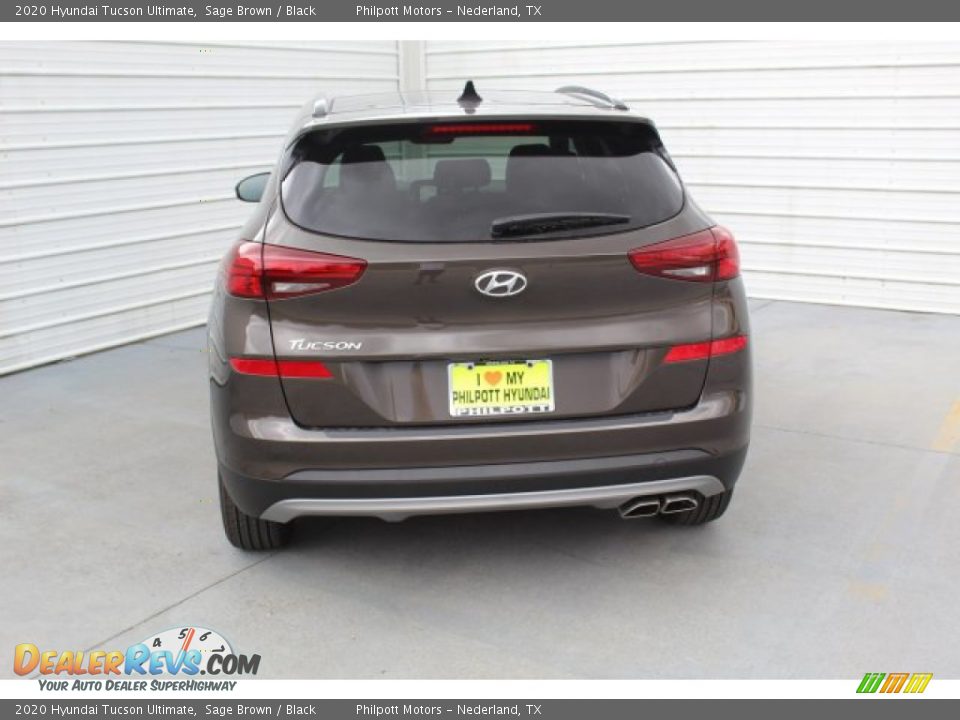 2020 Hyundai Tucson Ultimate Sage Brown / Black Photo #7