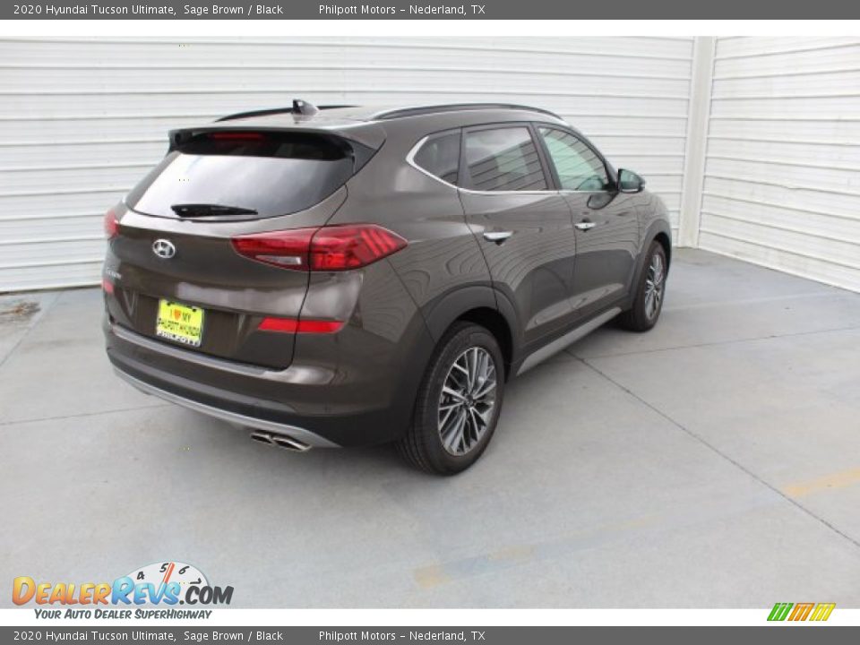 2020 Hyundai Tucson Ultimate Sage Brown / Black Photo #8