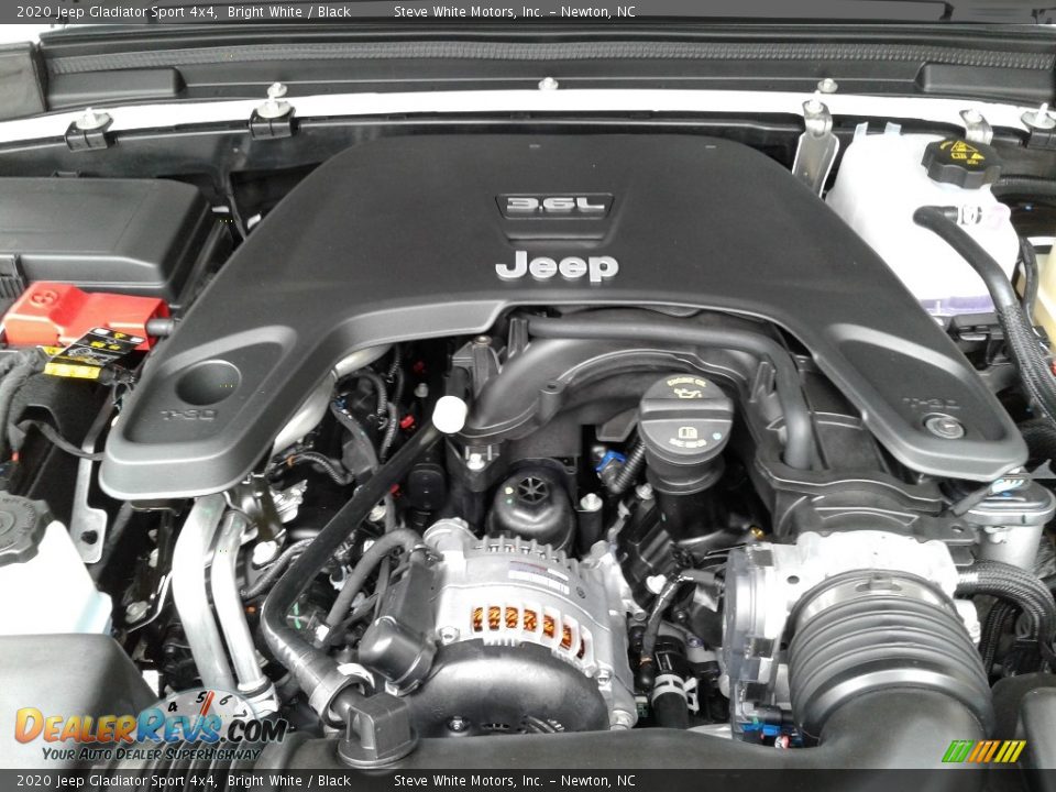 2020 Jeep Gladiator Sport 4x4 Bright White / Black Photo #28