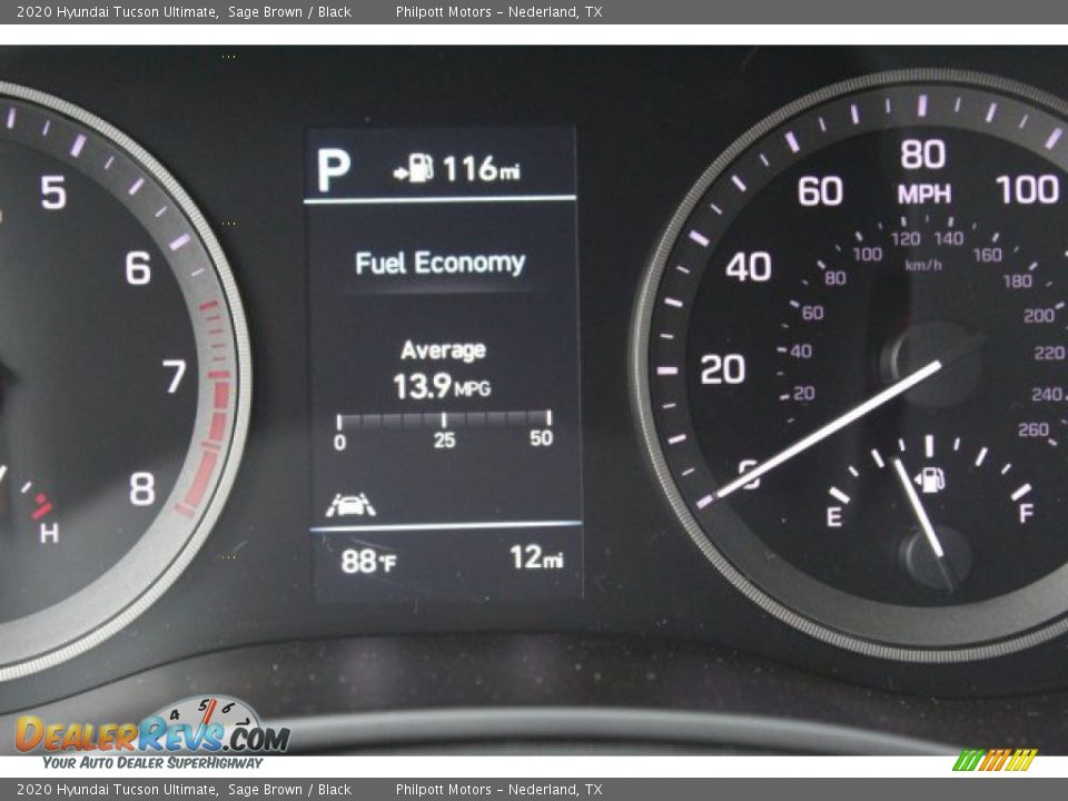 2020 Hyundai Tucson Ultimate Sage Brown / Black Photo #15