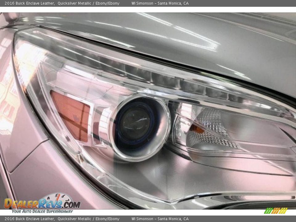 2016 Buick Enclave Leather Quicksilver Metallic / Ebony/Ebony Photo #31