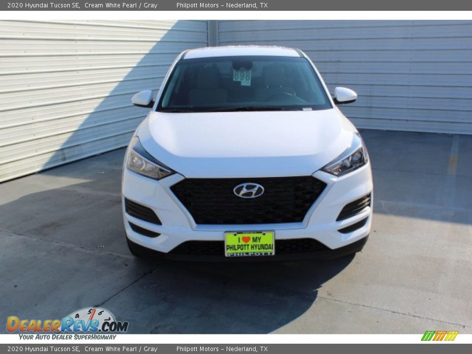 2020 Hyundai Tucson SE Cream White Pearl / Gray Photo #3