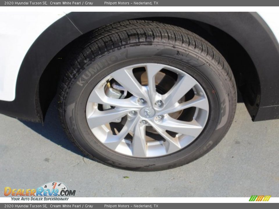 2020 Hyundai Tucson SE Cream White Pearl / Gray Photo #5