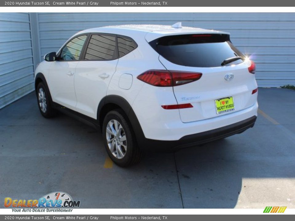 2020 Hyundai Tucson SE Cream White Pearl / Gray Photo #6