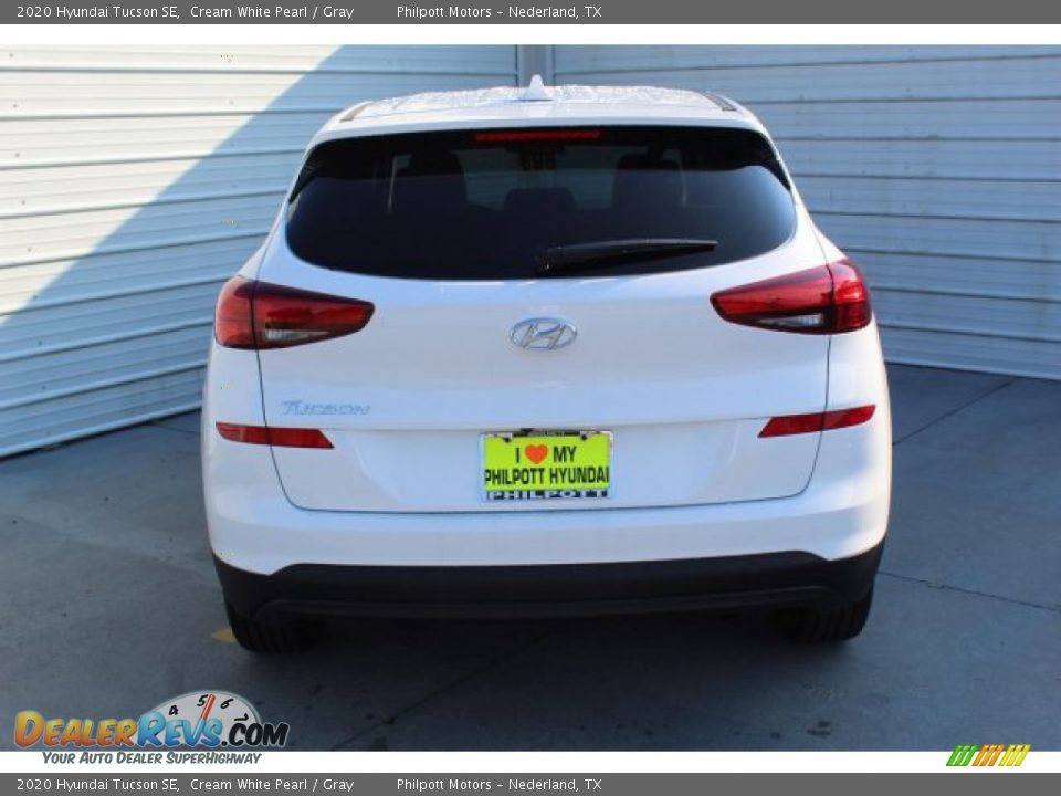 2020 Hyundai Tucson SE Cream White Pearl / Gray Photo #7