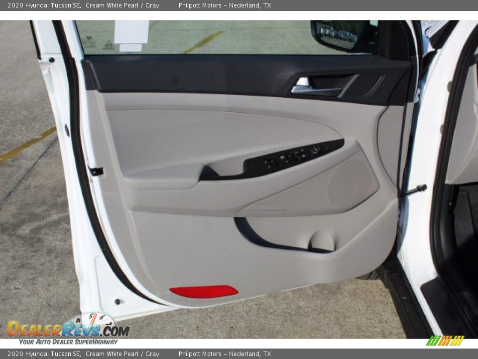 2020 Hyundai Tucson SE Cream White Pearl / Gray Photo #9