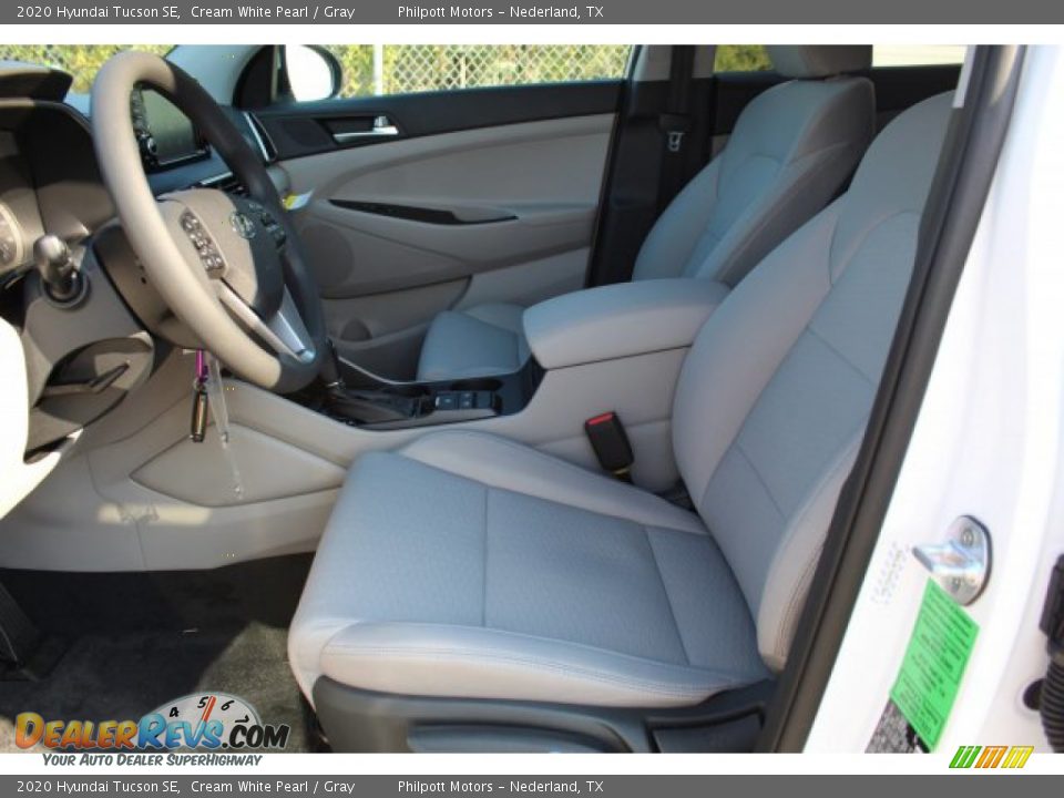 2020 Hyundai Tucson SE Cream White Pearl / Gray Photo #10