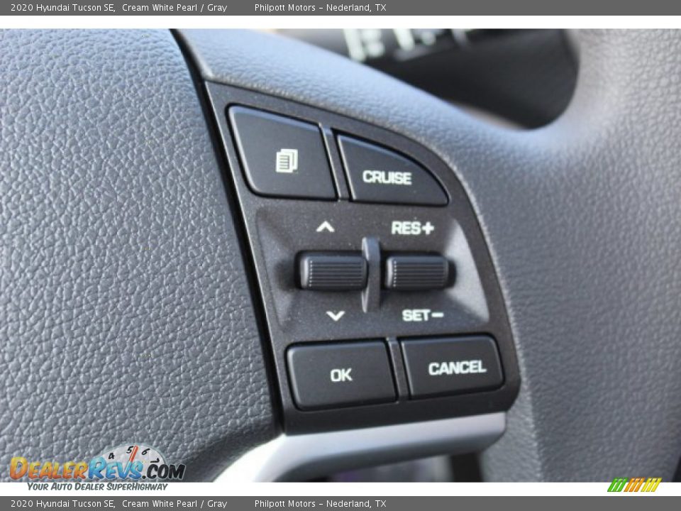 2020 Hyundai Tucson SE Cream White Pearl / Gray Photo #12