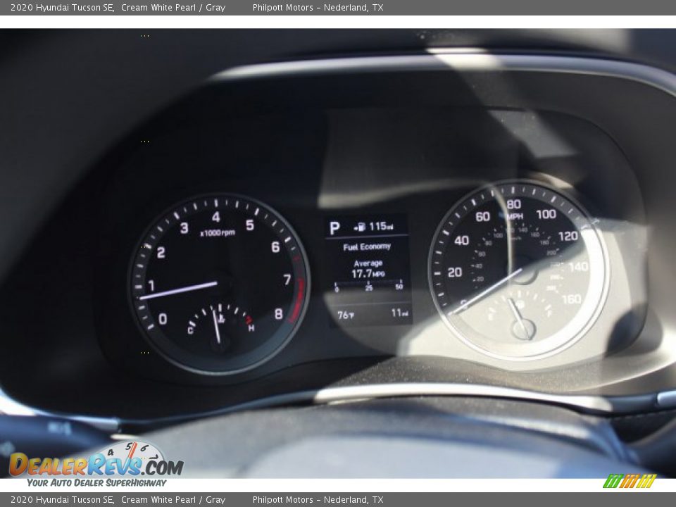 2020 Hyundai Tucson SE Cream White Pearl / Gray Photo #13