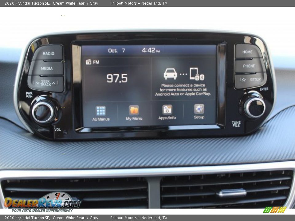 2020 Hyundai Tucson SE Cream White Pearl / Gray Photo #15