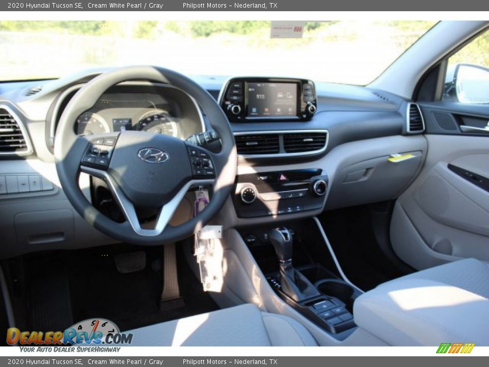 2020 Hyundai Tucson SE Cream White Pearl / Gray Photo #20