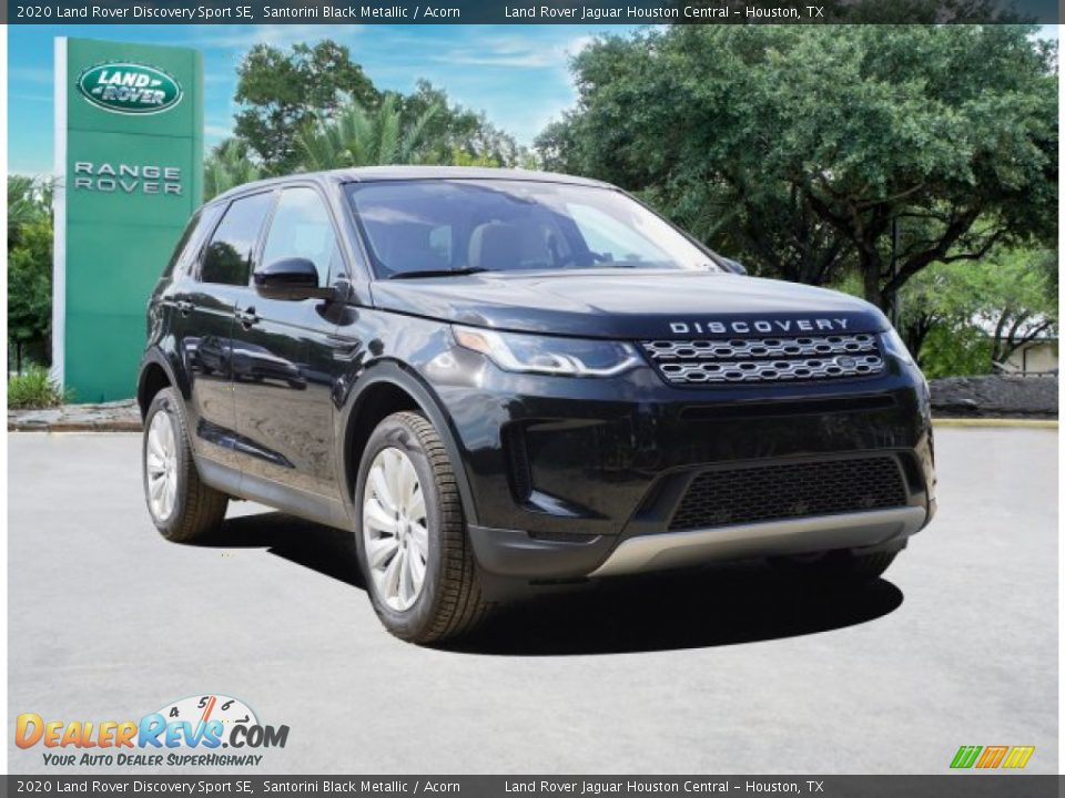 2020 Land Rover Discovery Sport SE Santorini Black Metallic / Acorn Photo #2