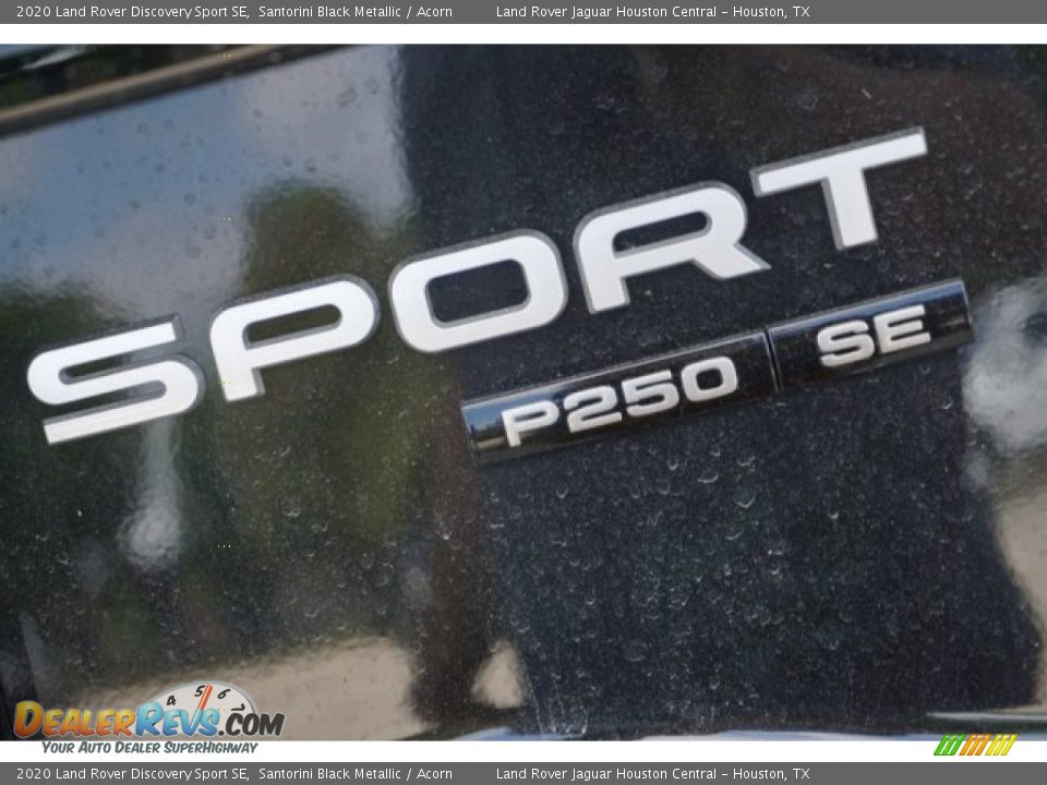 2020 Land Rover Discovery Sport SE Santorini Black Metallic / Acorn Photo #8