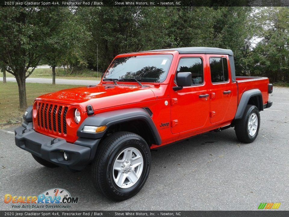 2020 Jeep Gladiator Sport 4x4 Firecracker Red / Black Photo #2