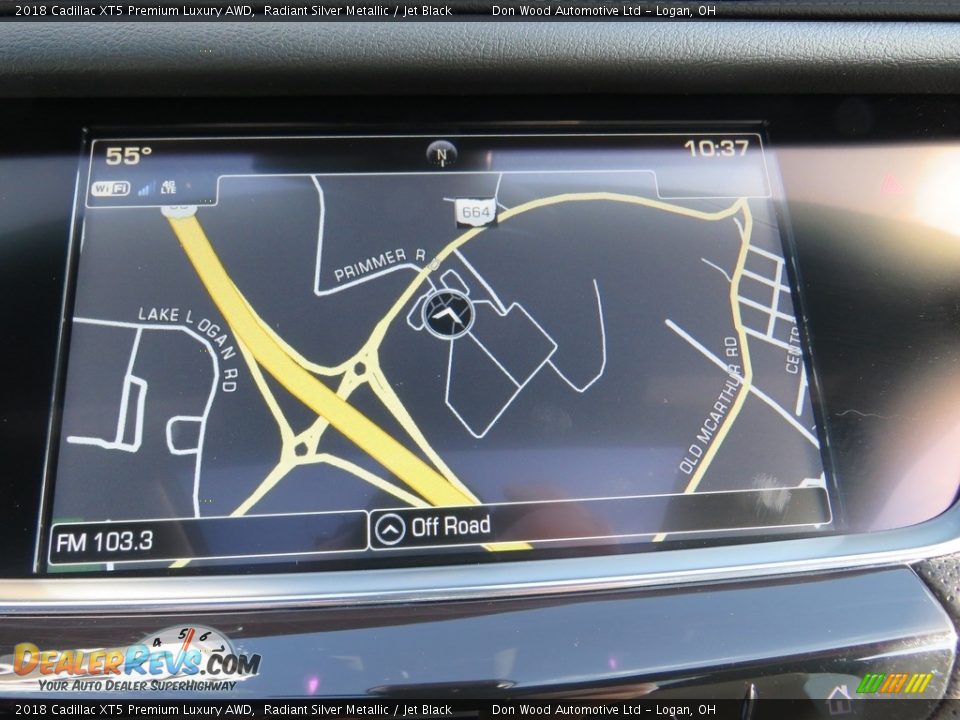 2018 Cadillac XT5 Premium Luxury AWD Radiant Silver Metallic / Jet Black Photo #4
