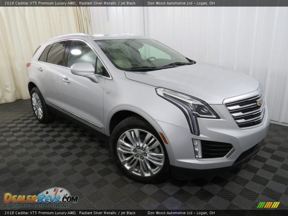 2018 Cadillac XT5 Premium Luxury AWD Radiant Silver Metallic / Jet Black Photo #6