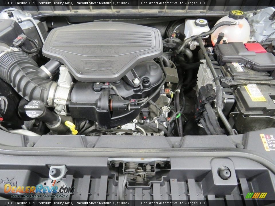 2018 Cadillac XT5 Premium Luxury AWD Radiant Silver Metallic / Jet Black Photo #10