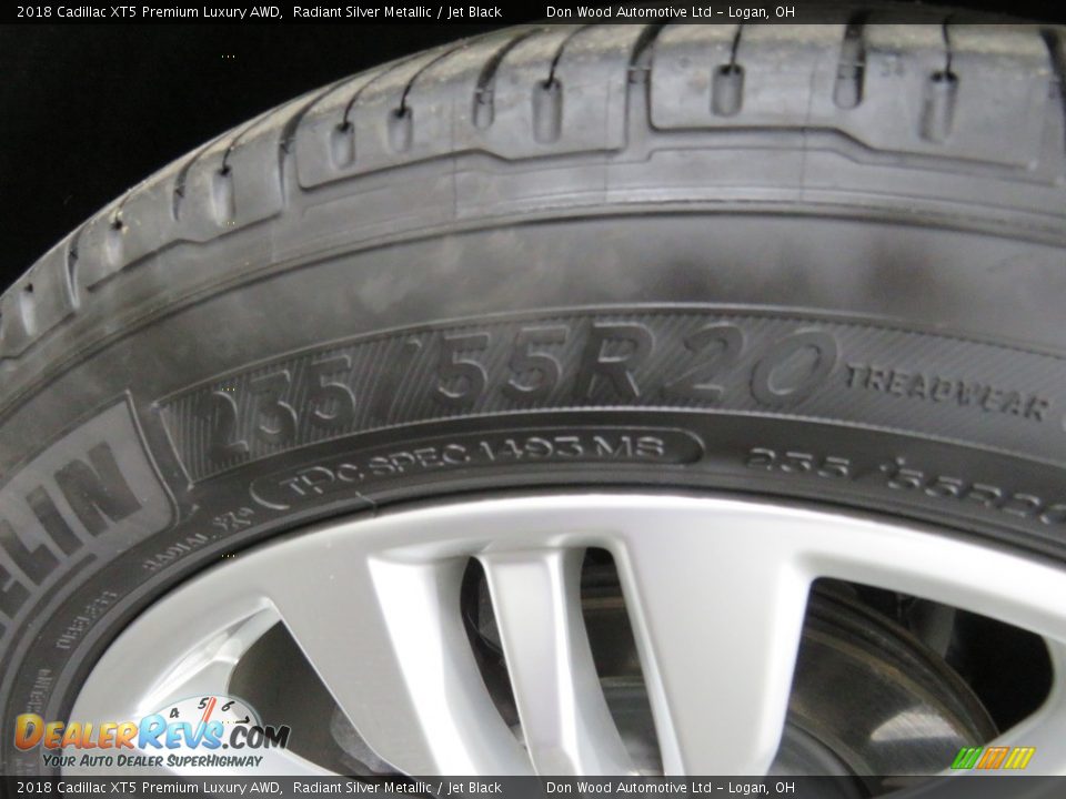 2018 Cadillac XT5 Premium Luxury AWD Radiant Silver Metallic / Jet Black Photo #21