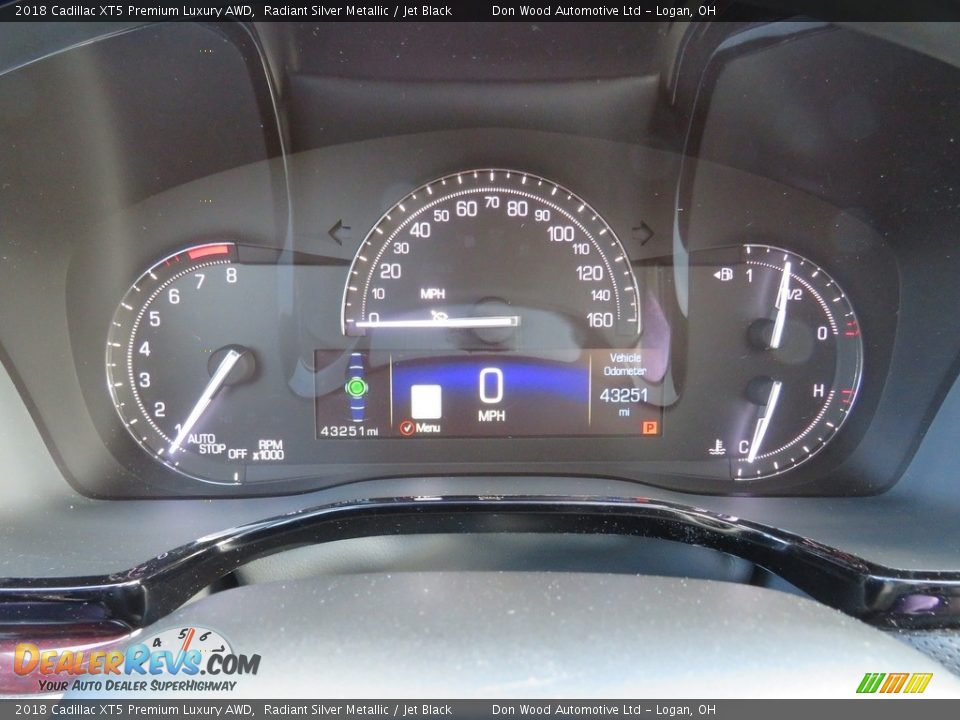 2018 Cadillac XT5 Premium Luxury AWD Radiant Silver Metallic / Jet Black Photo #24