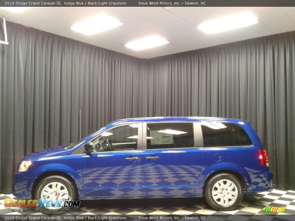 2019 Dodge Grand Caravan SE Indigo Blue / Black/Light Graystone Photo #1