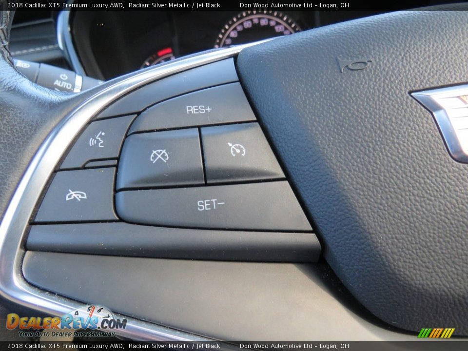 2018 Cadillac XT5 Premium Luxury AWD Radiant Silver Metallic / Jet Black Photo #27