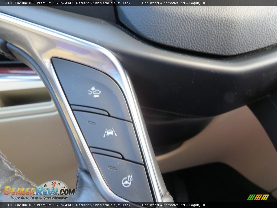 2018 Cadillac XT5 Premium Luxury AWD Radiant Silver Metallic / Jet Black Photo #28