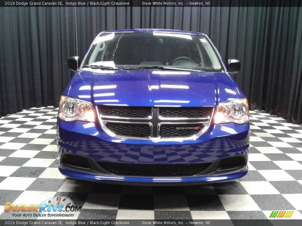 2019 Dodge Grand Caravan SE Indigo Blue / Black/Light Graystone Photo #3