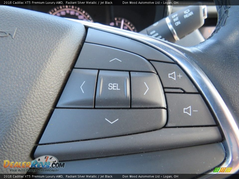 2018 Cadillac XT5 Premium Luxury AWD Radiant Silver Metallic / Jet Black Photo #30