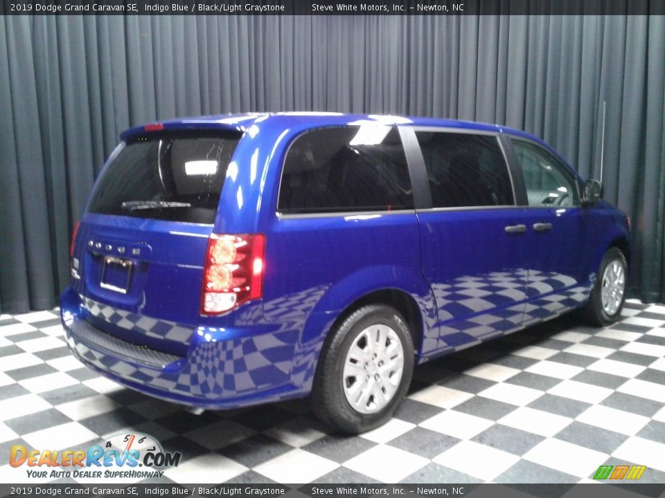 2019 Dodge Grand Caravan SE Indigo Blue / Black/Light Graystone Photo #6