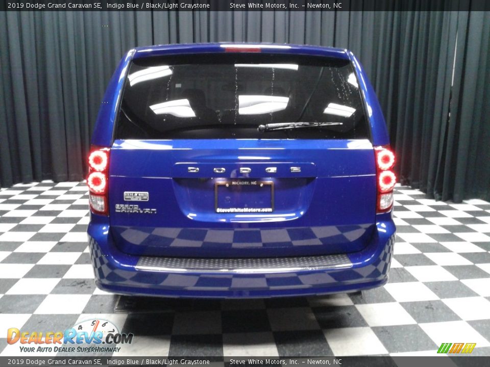 2019 Dodge Grand Caravan SE Indigo Blue / Black/Light Graystone Photo #7