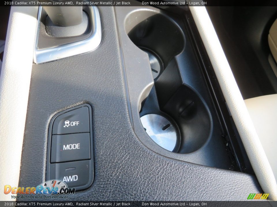 2018 Cadillac XT5 Premium Luxury AWD Radiant Silver Metallic / Jet Black Photo #33