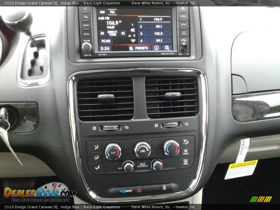 2019 Dodge Grand Caravan SE Indigo Blue / Black/Light Graystone Photo #21