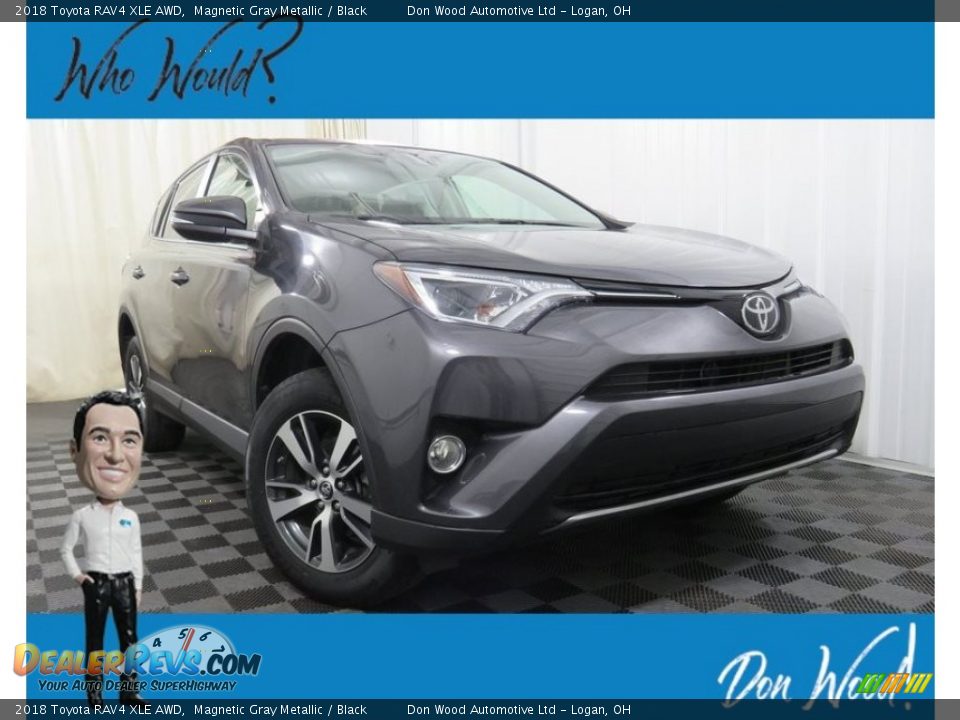 2018 Toyota RAV4 XLE AWD Magnetic Gray Metallic / Black Photo #1