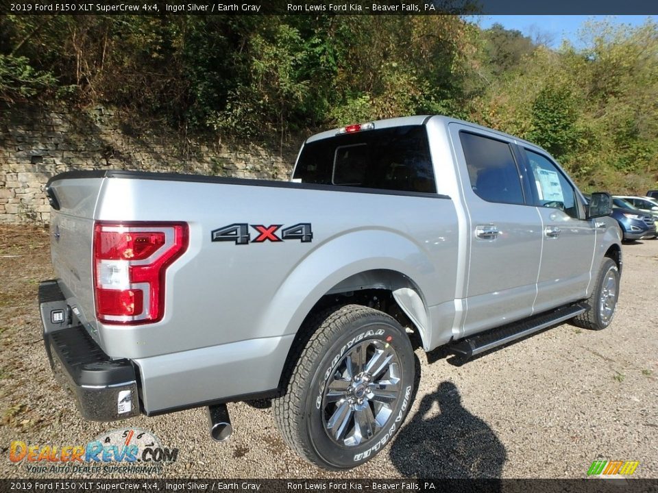 2019 Ford F150 XLT SuperCrew 4x4 Ingot Silver / Earth Gray Photo #2