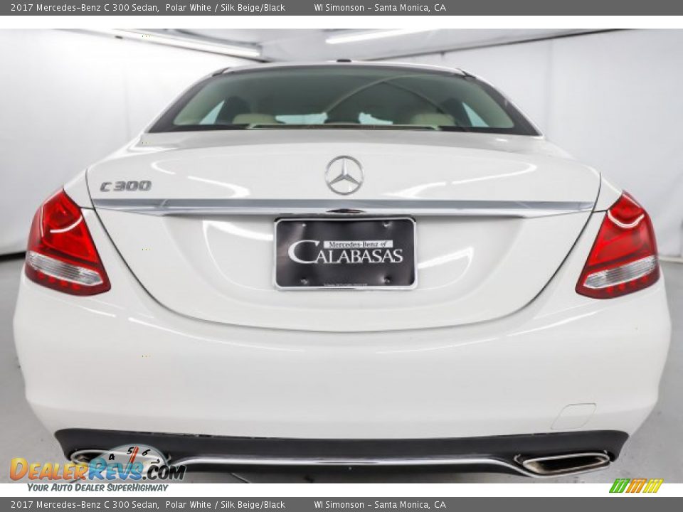 2017 Mercedes-Benz C 300 Sedan Polar White / Silk Beige/Black Photo #6