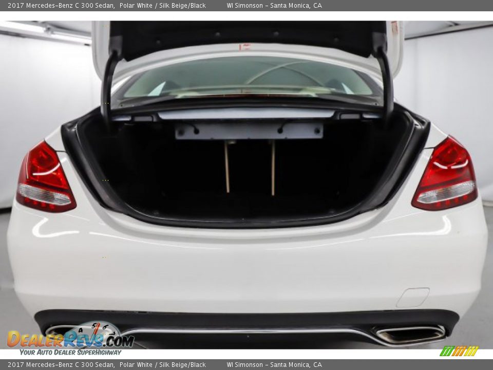 2017 Mercedes-Benz C 300 Sedan Polar White / Silk Beige/Black Photo #7