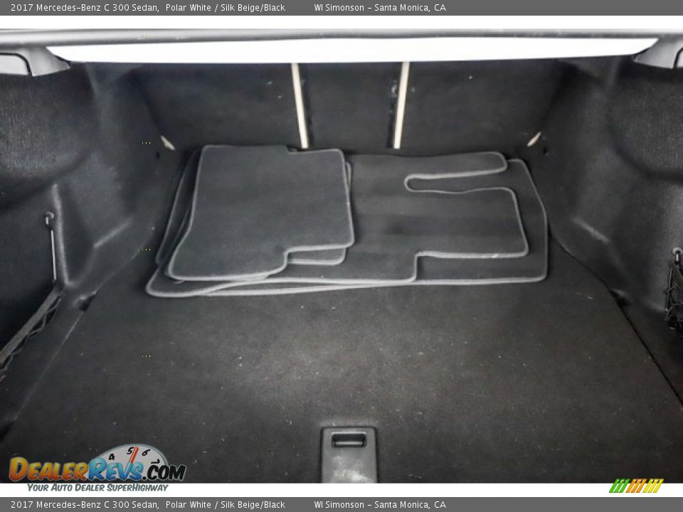 2017 Mercedes-Benz C 300 Sedan Polar White / Silk Beige/Black Photo #8