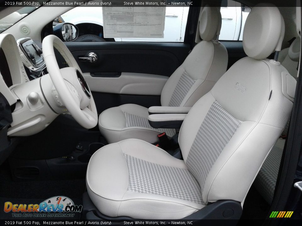 Avorio (Ivory) Interior - 2019 Fiat 500 Pop Photo #10
