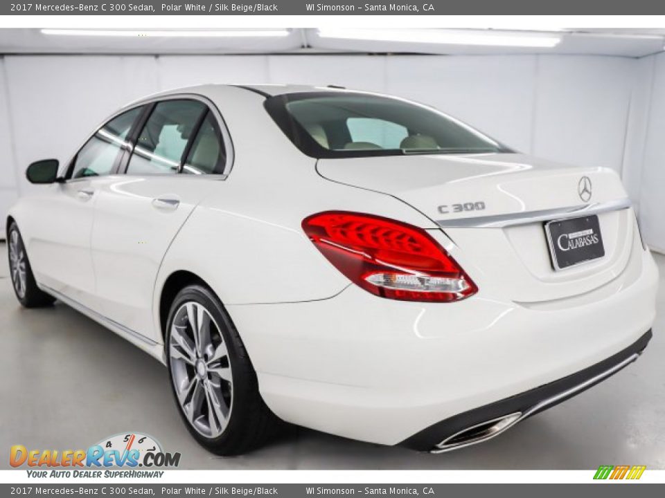 2017 Mercedes-Benz C 300 Sedan Polar White / Silk Beige/Black Photo #11