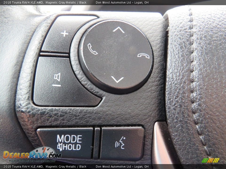 2018 Toyota RAV4 XLE AWD Magnetic Gray Metallic / Black Photo #24
