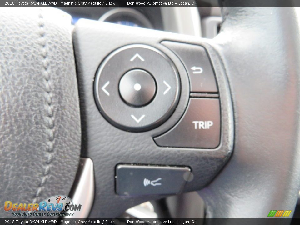 2018 Toyota RAV4 XLE AWD Magnetic Gray Metallic / Black Photo #26