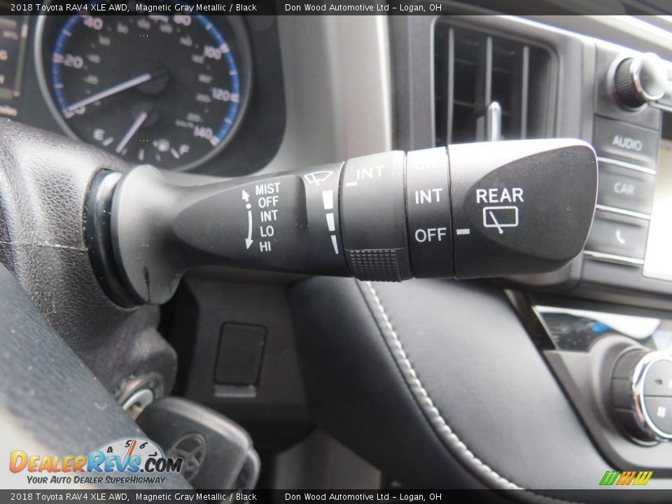 2018 Toyota RAV4 XLE AWD Magnetic Gray Metallic / Black Photo #27