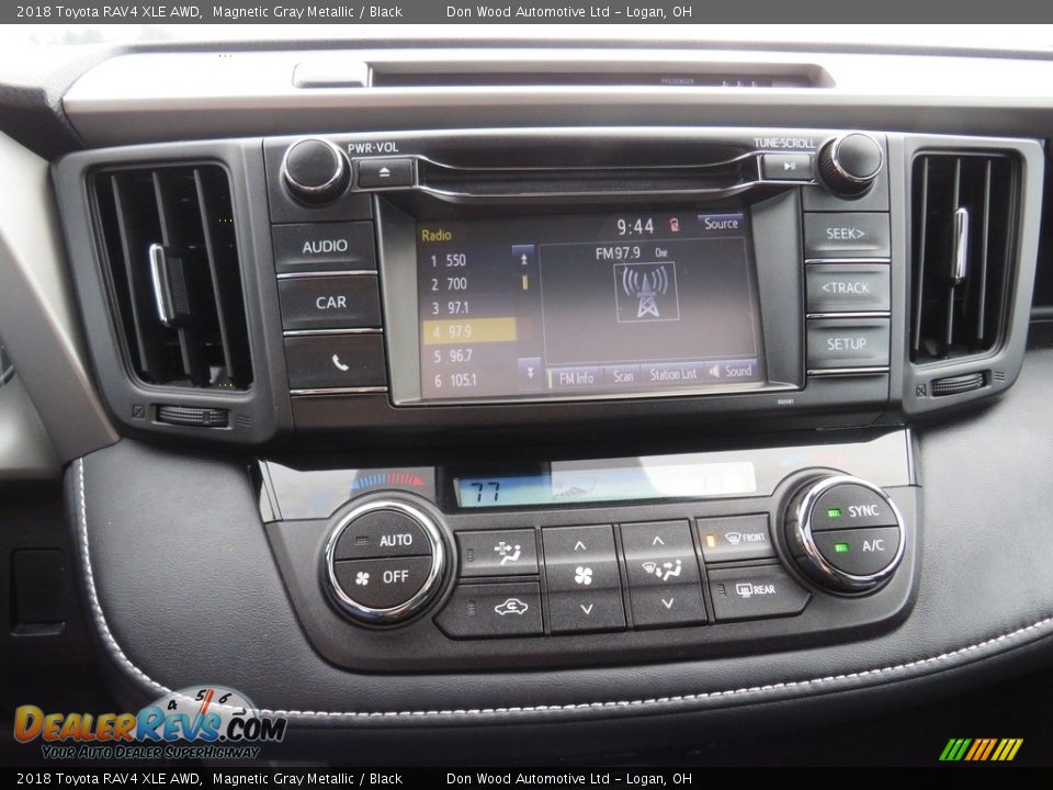 2018 Toyota RAV4 XLE AWD Magnetic Gray Metallic / Black Photo #28